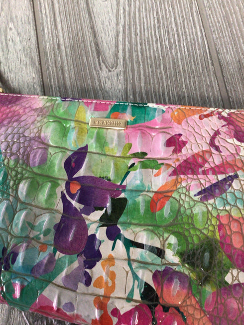 Brahmin 3 pc set Daylily Satchel Wristlet Wallet